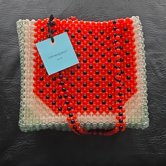[NEW] Cynthia Rowley Watermelon Beaded Purse - Picture 3 of 4